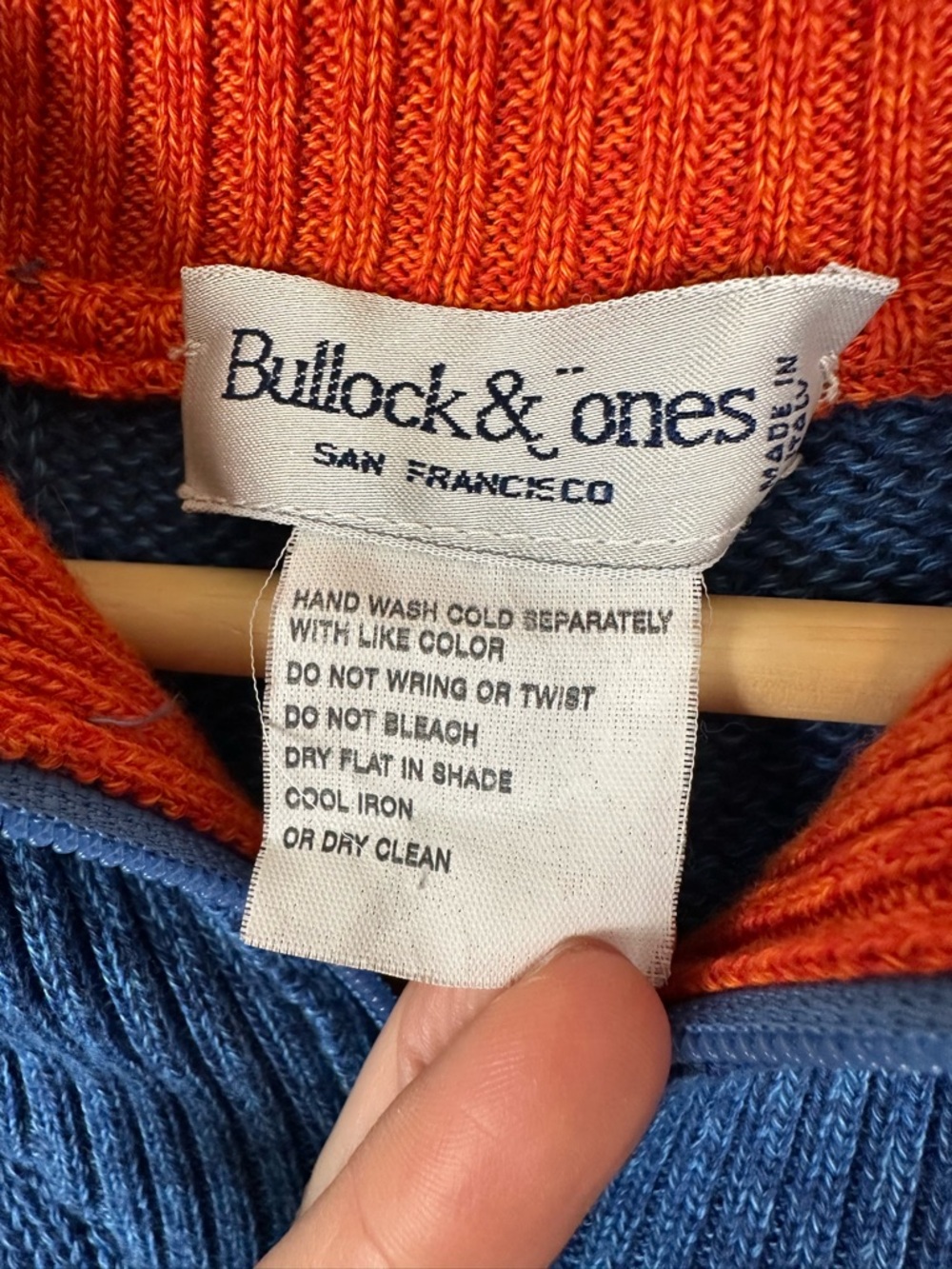 Bullock & Jones Quarter Zip Knit Sweater - Picture 5 of 9